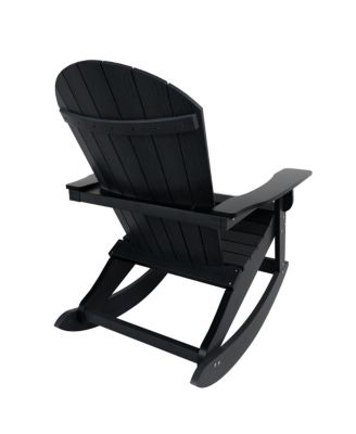 Outdoor Patio All-weather Adirondack Rocking Chair