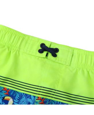 Boys 4-Way Stretch Quick Dry Board Shorts Swim Trunks with Mesh Lining UPF50+
