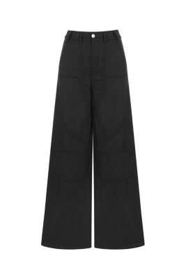 Women's Contrast Top Stitching Pants