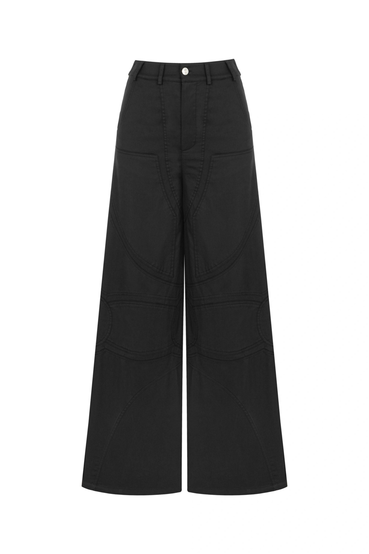 Women's Contrast Top Stitching Pants