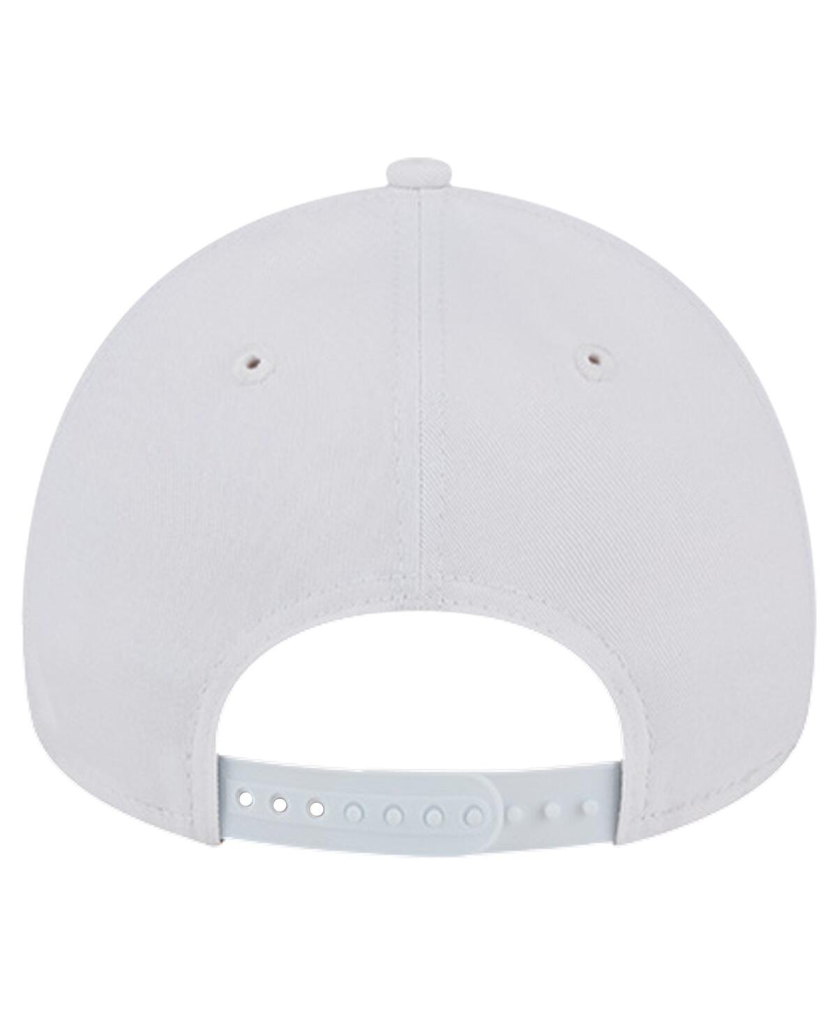 New Era Men's White Atlanta Braves Tc A-frame 9forty Adjustable Hat In White