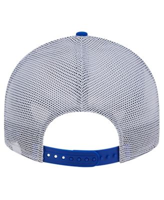 Men's Blue Seattle Sounders FC Throwback Trucker Low Profile 9FIFTY Snapback Hat