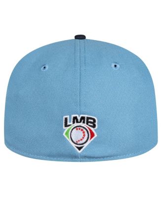 Men's Light Blue/Navy Tigres de Quintana Roo Mexico League On Field 59FIFTY Fitted Hat