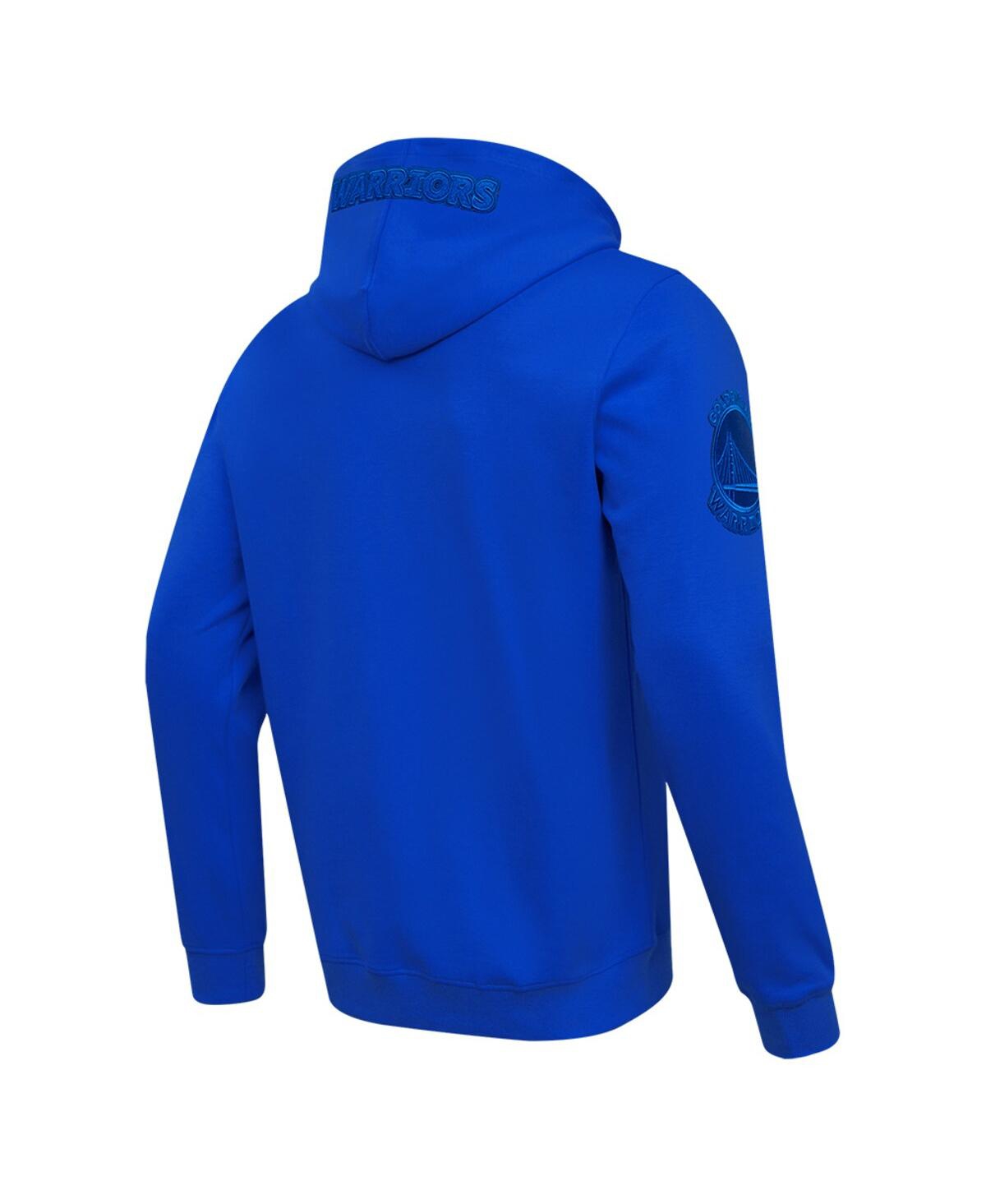 Pro Standard Men's Stephen Curry Royal Golden State Warriors Triple Tonal Player Pullover Hoodie In Royal