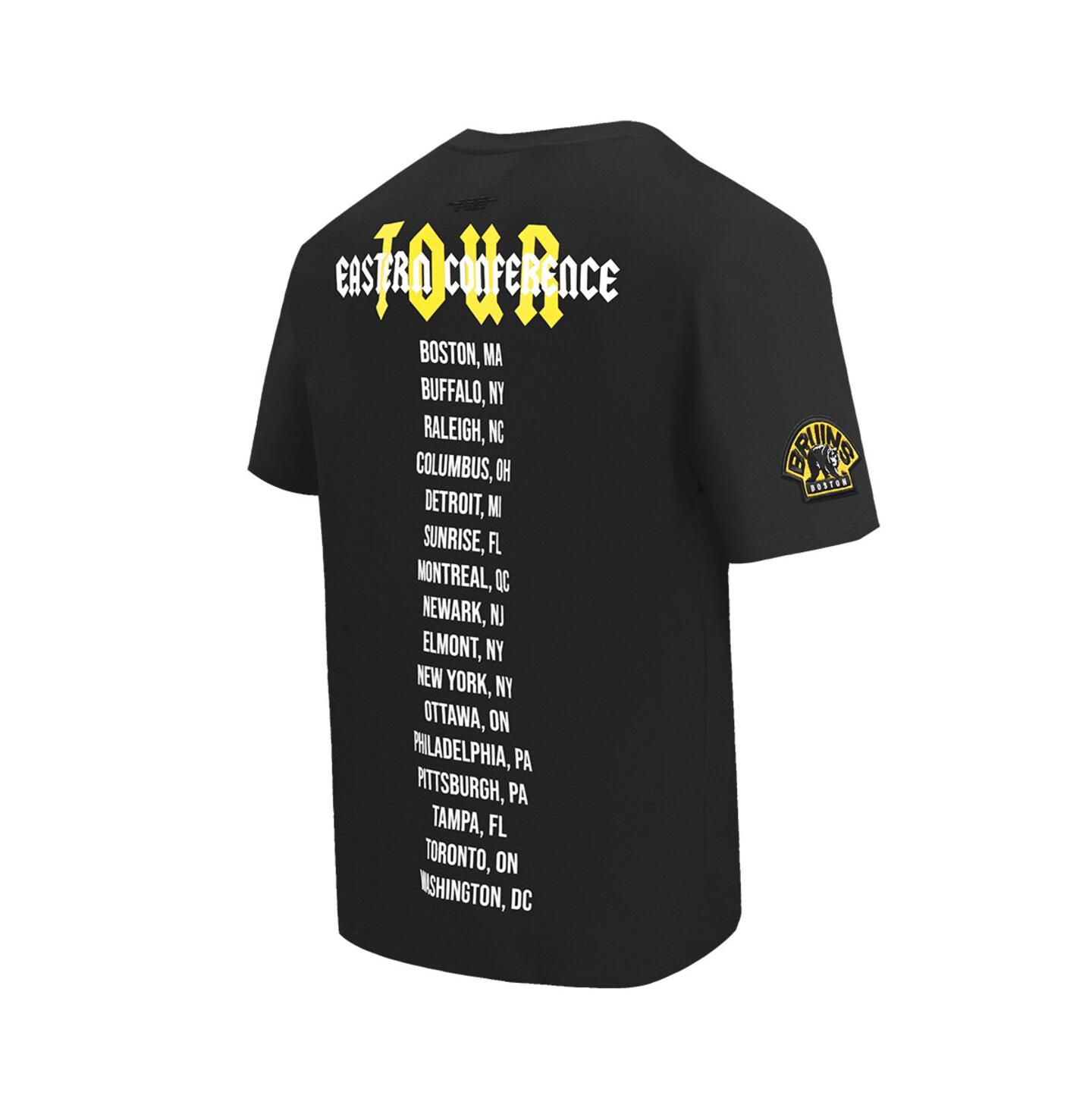 Мужская футболка Pro Standard Black Boston Bruins City Tour — фото 2