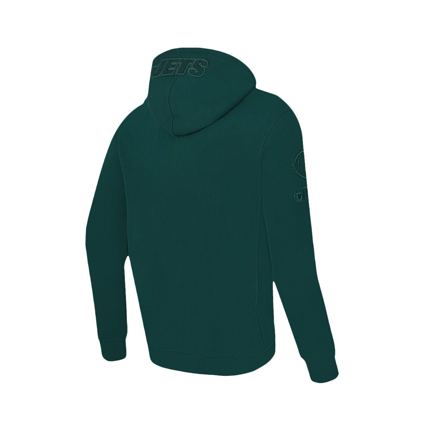 Мужское худи Pro Standard Green New York Jets Triple Tonal Full-Zip — фото 3