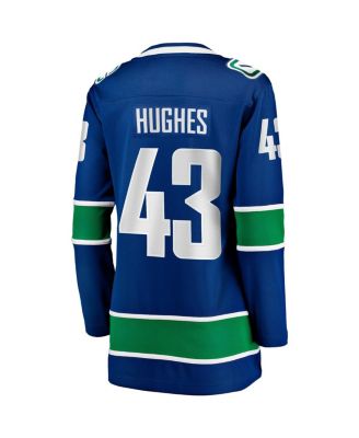 Women's Quinn Hughes Blue Vancouver Canucks Home Breakaway Player Jersey