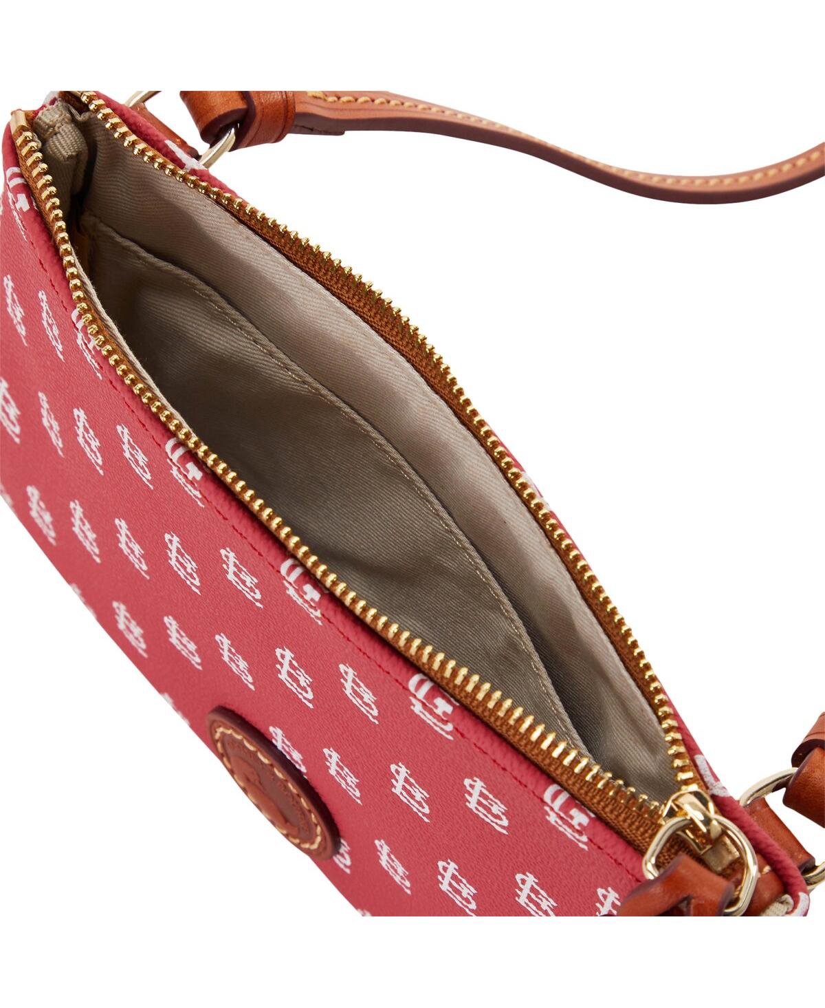 Dooney & Bourke St. Louis Cardinals Top Zip Crossbody Purse In Red