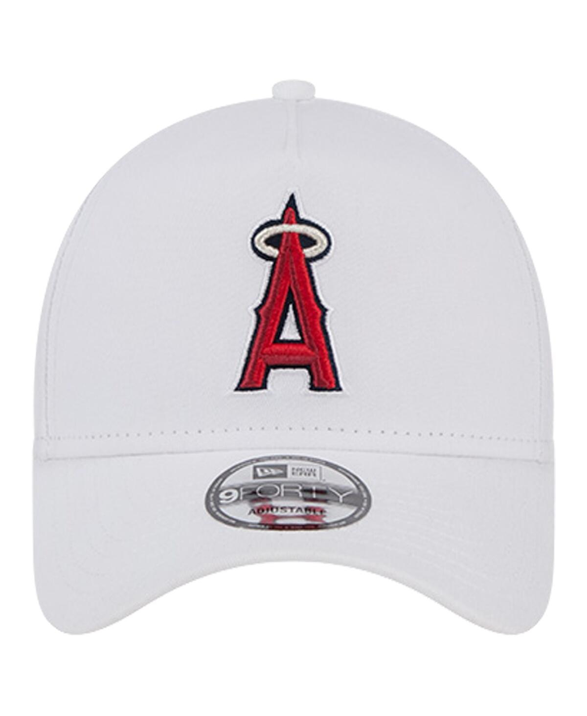 New Era Men'sLos Angeles Angels Tc A-Frame 9FORTY Adjustable Hat - White