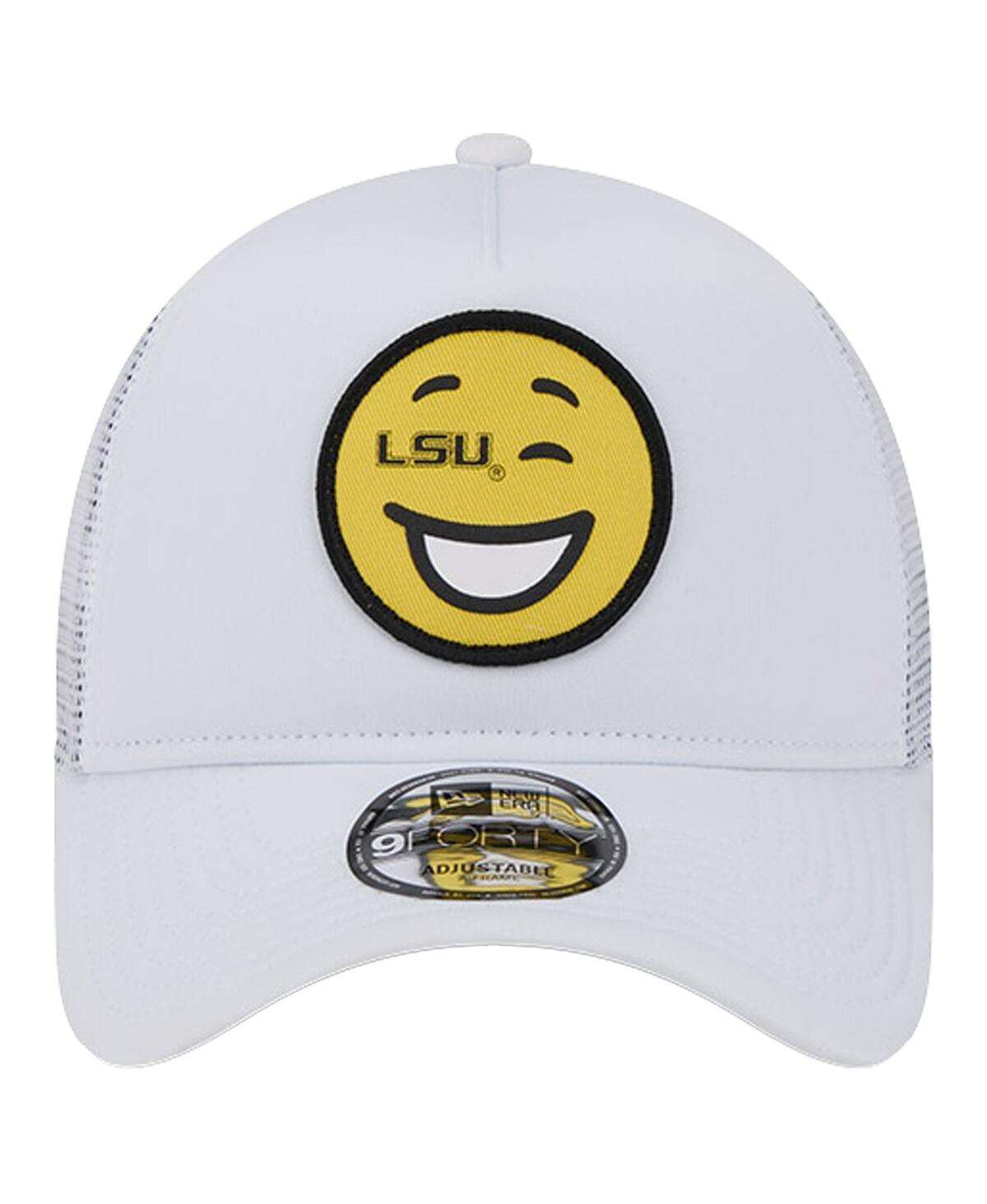 New Era Men's White Tennessee Volunteers Wink Foam Trucker Adjustable Hat In White