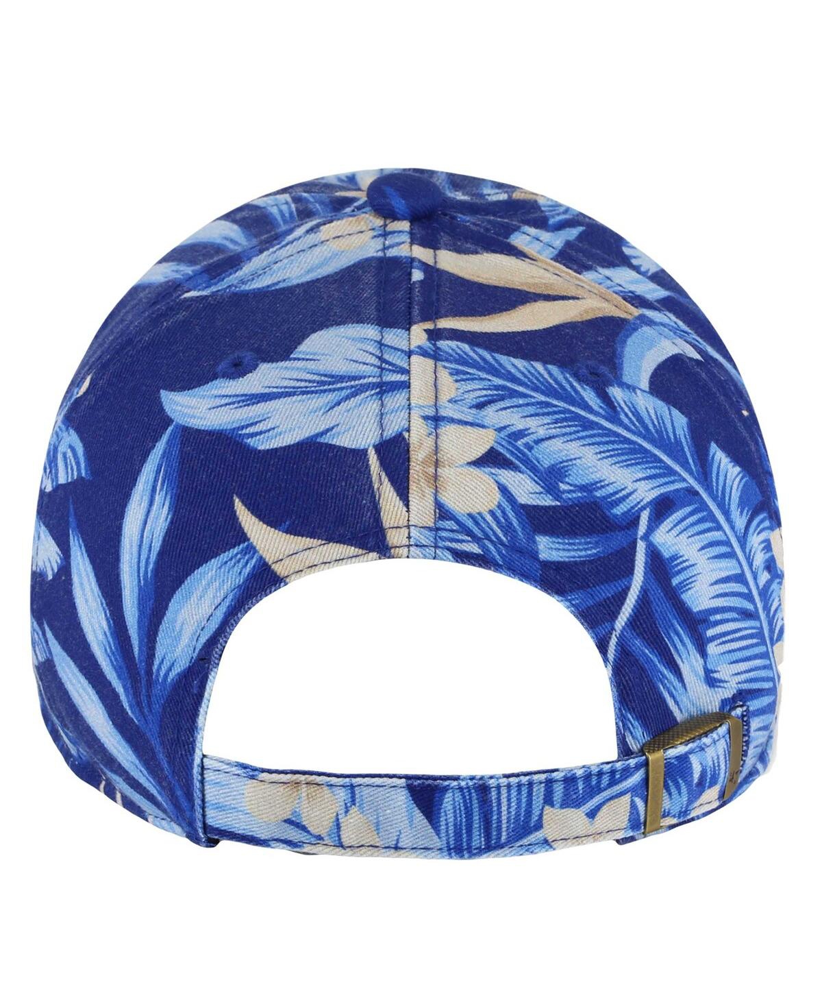 47 Brand Men'sNew York Knicks Tropicalia Floral Clean Up Adjustable Hat - Blue