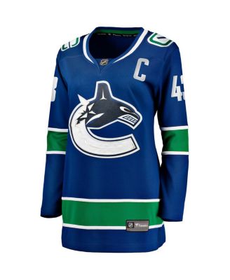 Women's Quinn Hughes Blue Vancouver Canucks Home Breakaway Player Jersey