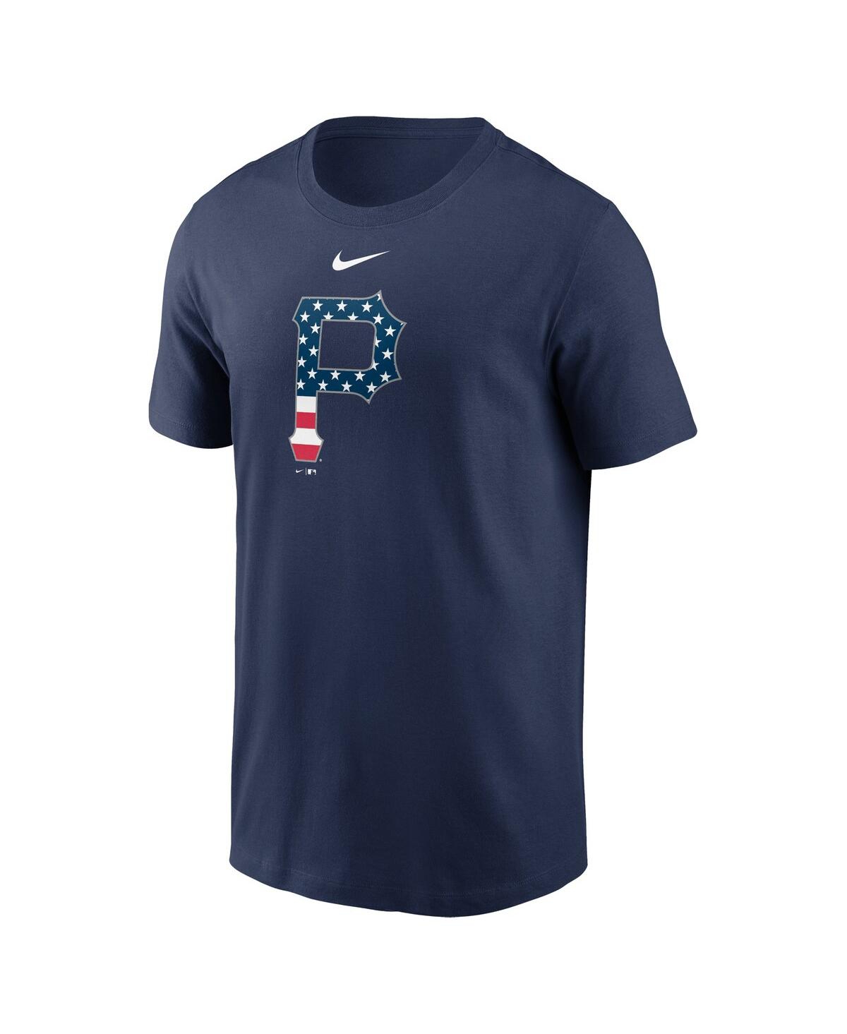 NIKE MEN'S NAVY PITTSBURGH PIRATES AMERICANA T-SHIRT