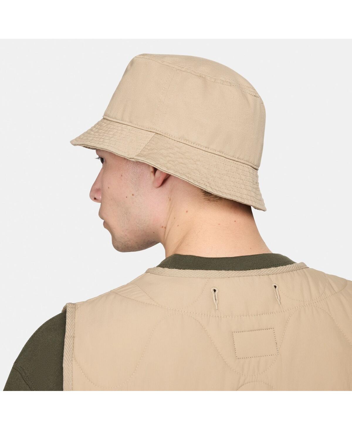 Shop Nike Men's And Women's Khaki Apex Futura Washed Bucket Hat