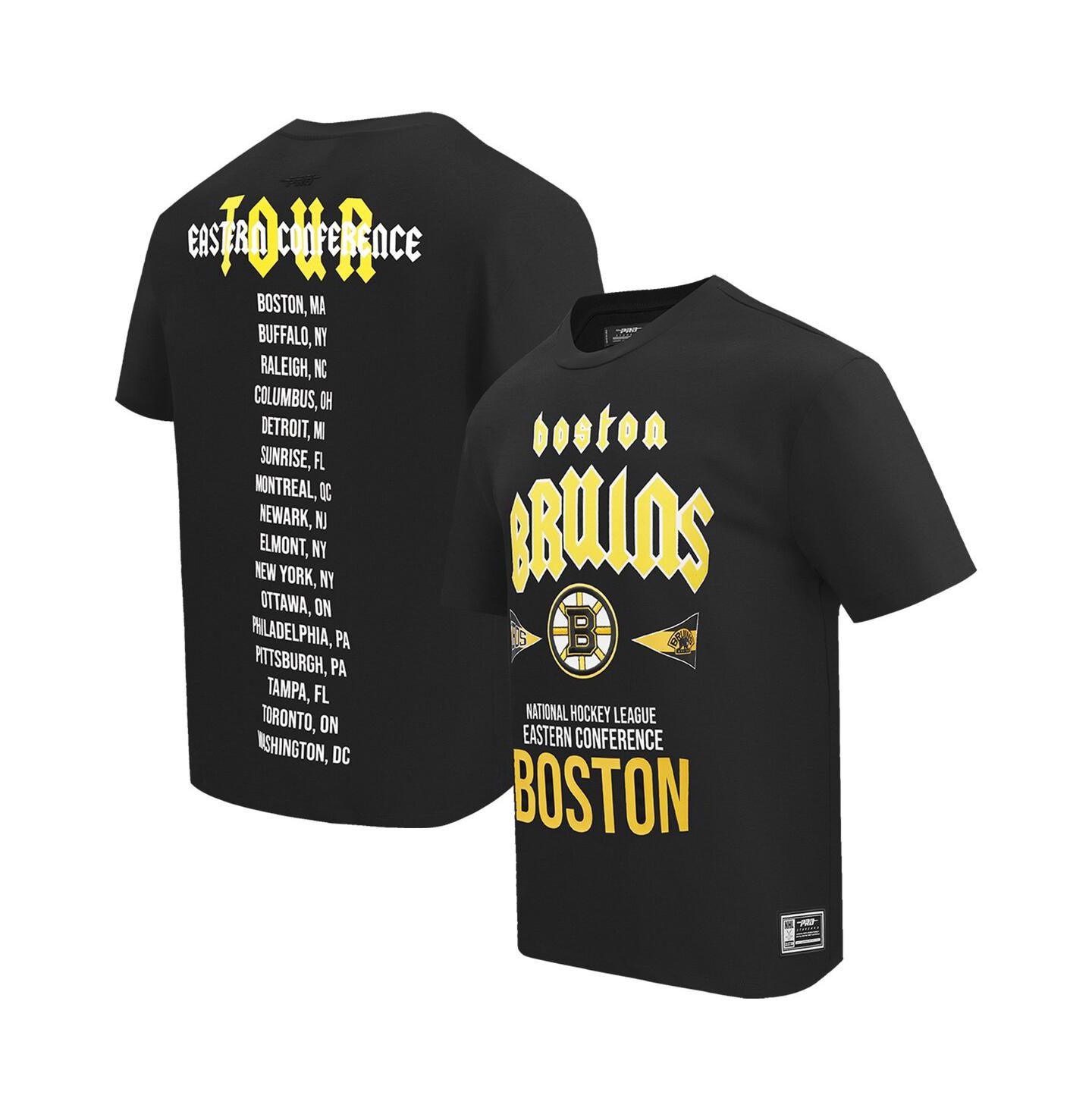 Мужская футболка Pro Standard Black Boston Bruins City Tour — фото 1