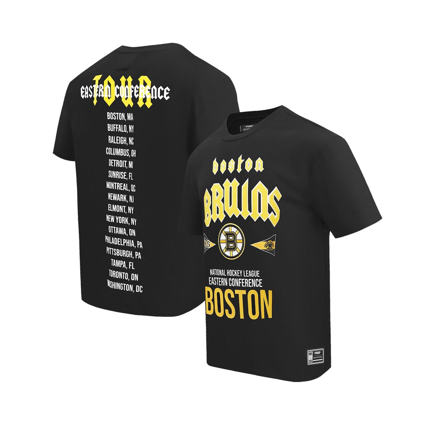 Men's Black Boston Bruins City Tour T-Shirt