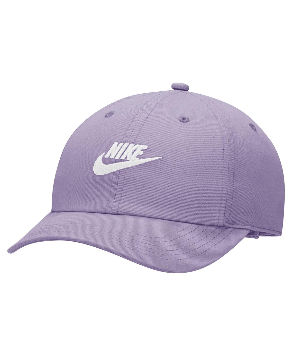 Nike Kids' Big Boys And Girls Lavender Futura Wash Club Adjustable Hat In Purple