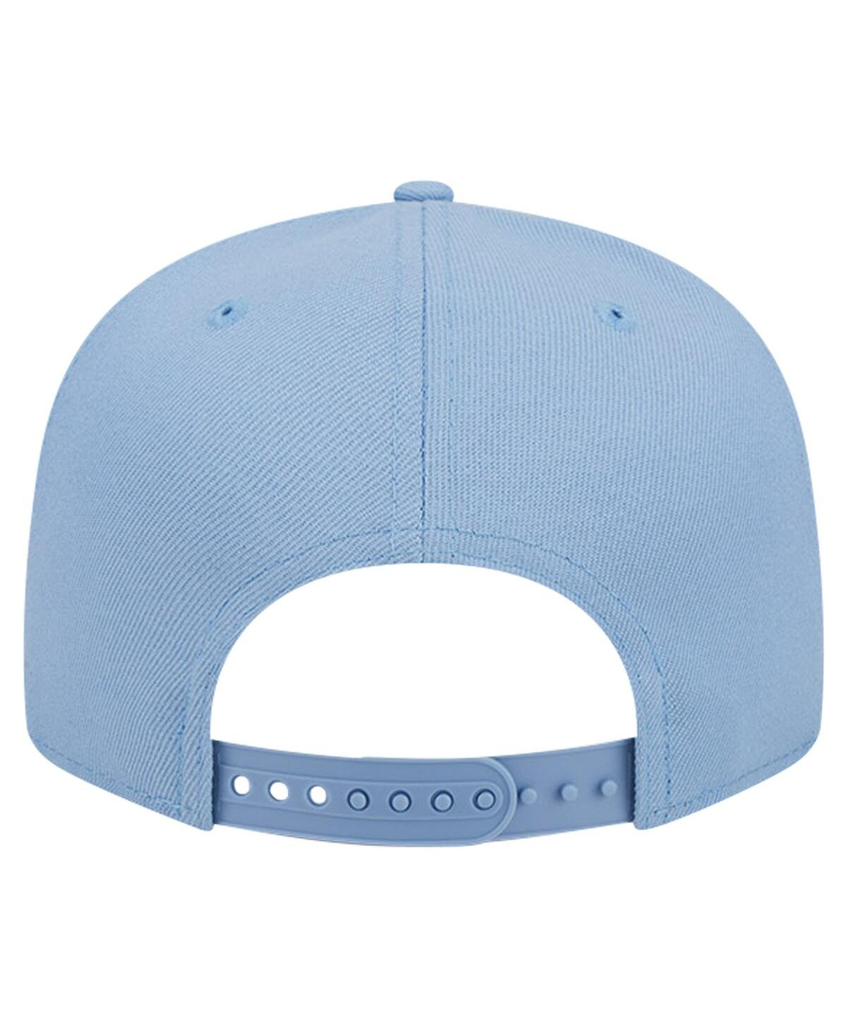 New Era Men'sMemphis Grizzlies Evergreen Script Side Patch 9FIFTY Snapback Hat - Light Blue