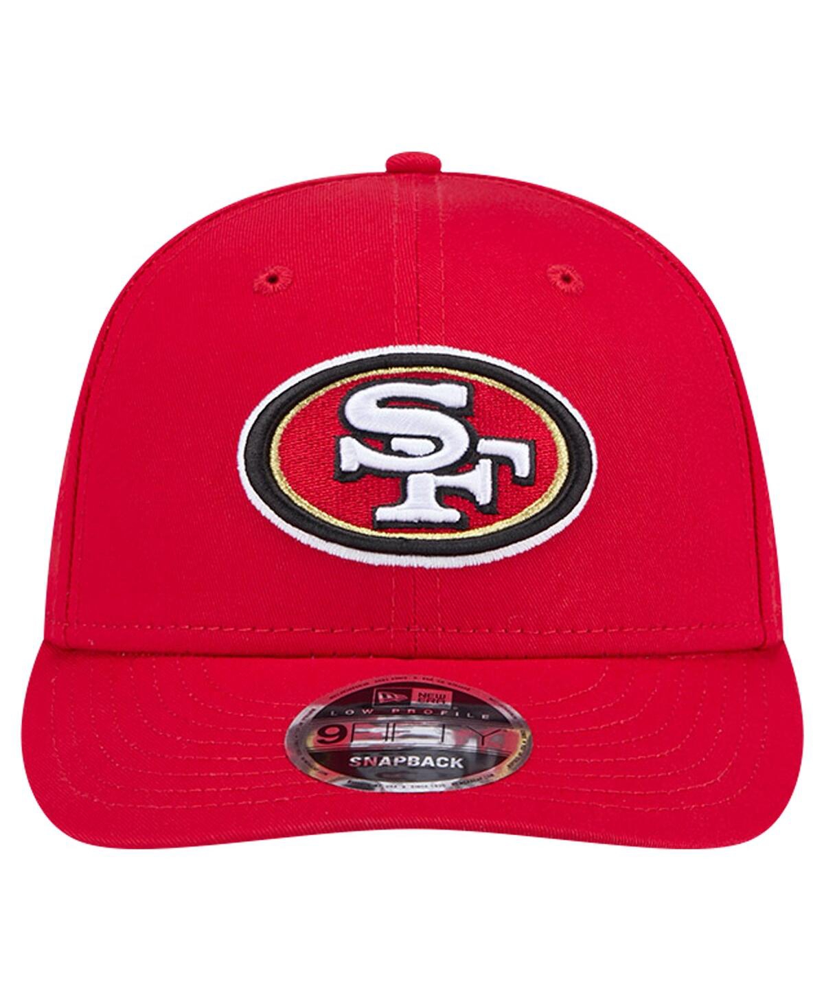 New Era Men'sSan Francisco 49ers Main Low Profile 9FIFTY Snapback Hat - Scarlet
