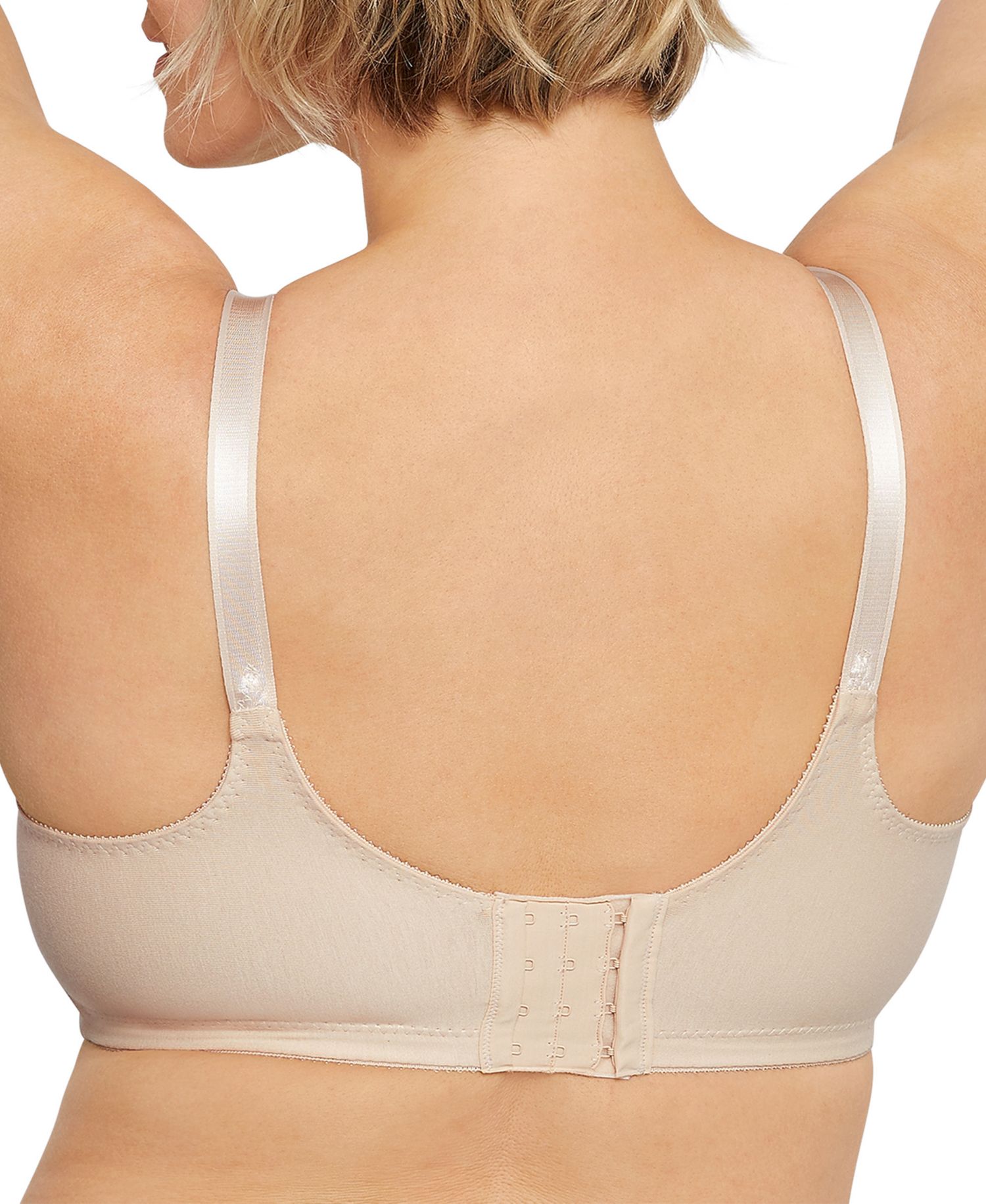Double Support Cotton Wireless Bra with Cool Comfort 3036