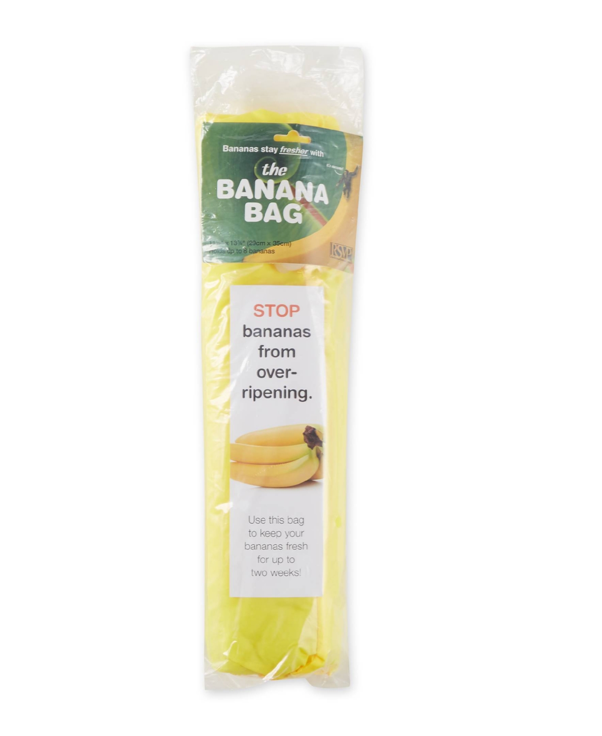 Shop Rsvp International Nylon 12x14" Banana Bag In Yellow