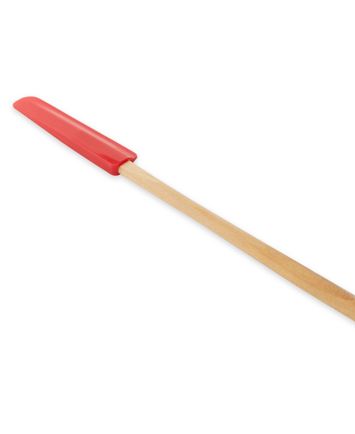 Rsvp International Silicone Wood 12x1" Red Skinny Spatula In Red