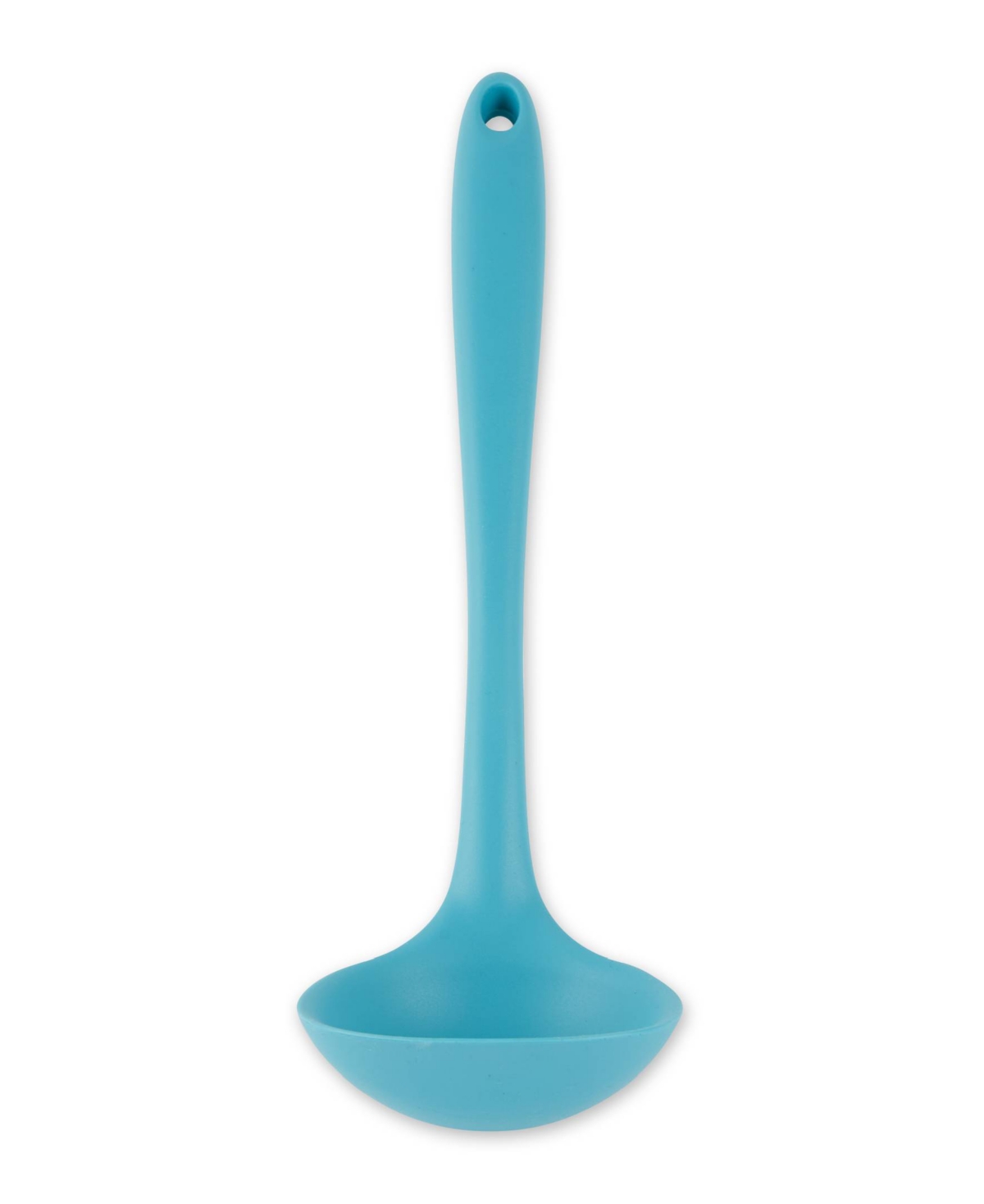 Shop Rsvp International Silicone Coated Steel 11x3.5" Ela Series Turquoise Ladle In Blue