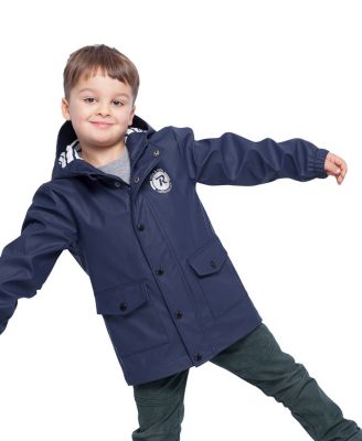 Boys Waterproof Rain Coats Rubberized Jackets
