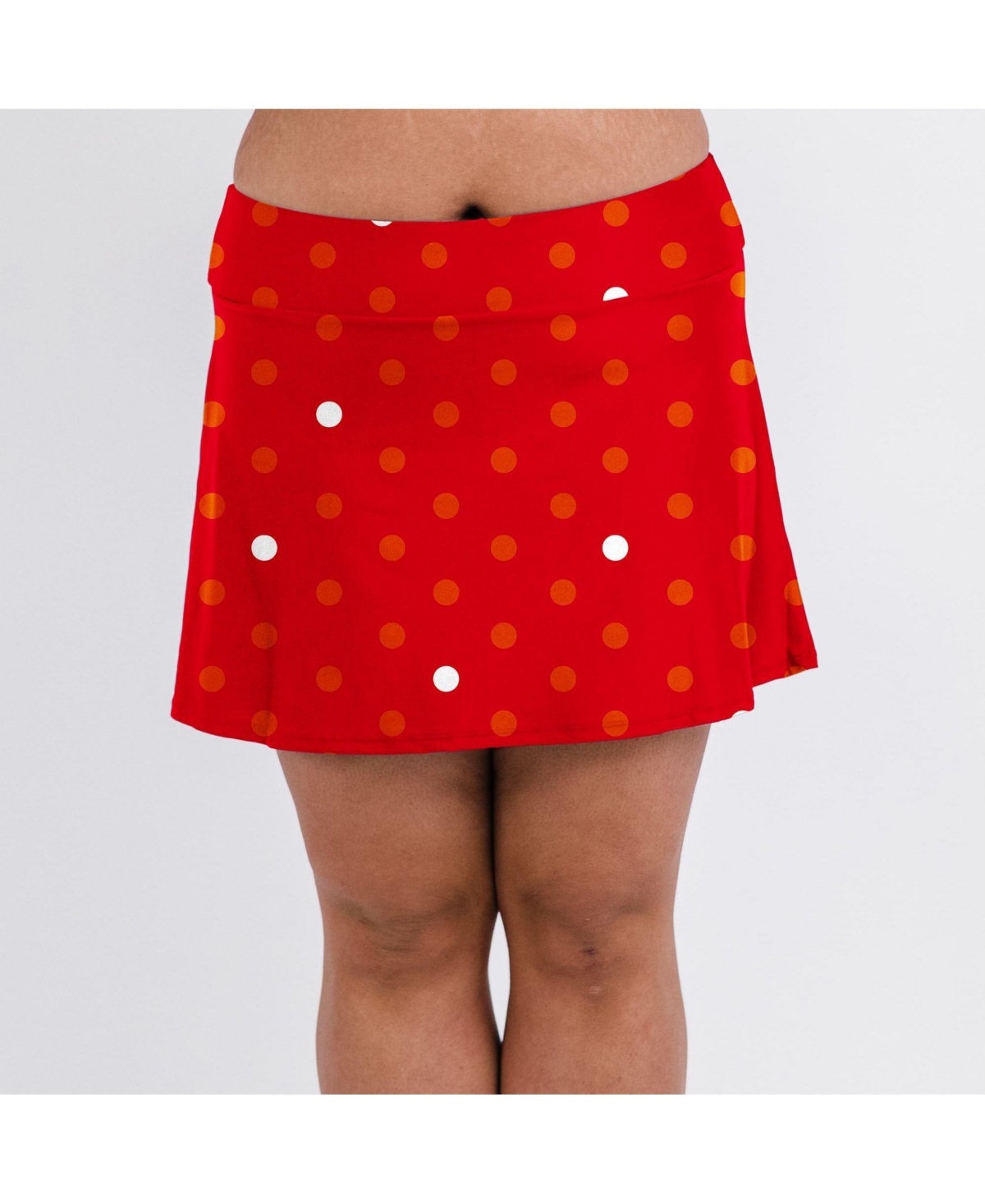 Calypsa Plus Size Short Swim Skort
