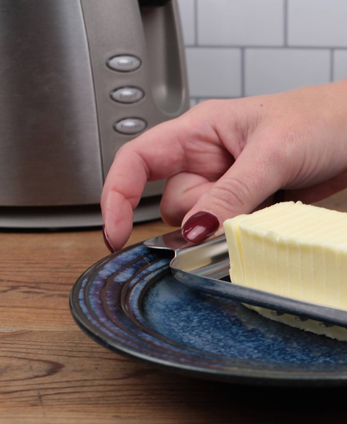 Rsvp International Endurance Stainless Steel 8x3" Butter Slicer In Gray