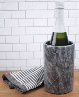 Grey Marble Wine Cooler 4.5" x 7"