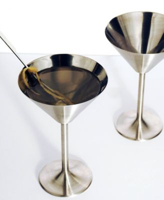 Endurance Martini Glass 2 Piece Set 4.5x7"