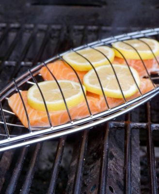 Rosewood Wire 26"x6"x2" BBQ Fish Basket