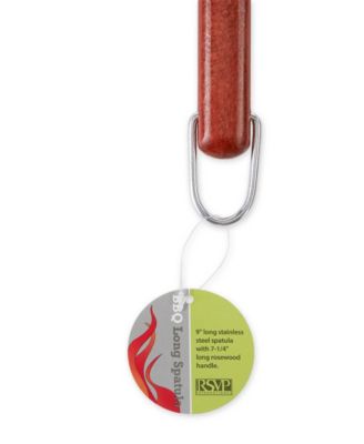 Stainless Steel Rosewood 19"x4"x3" BBQ Long Spatula