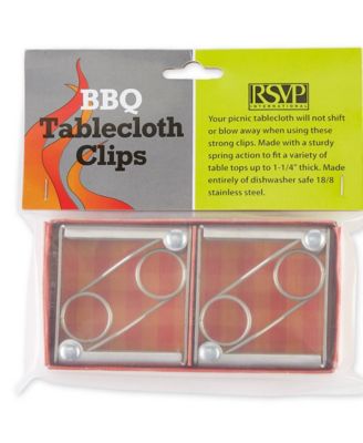 Endurance Stainless Steel 4 Piece Tablecloth Clip Set