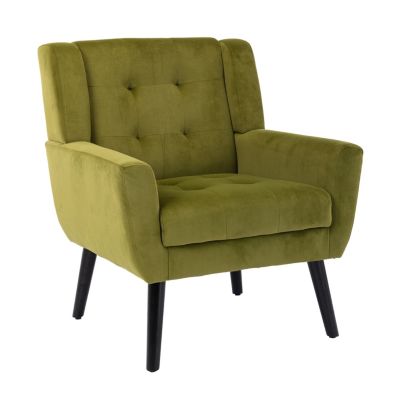 Modern Velvet Ergonomic Accent Chair