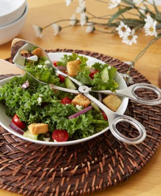 Endurance Stainless Steel 10" Large Serving Tongs