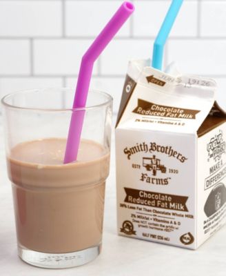 Silicone 6 Piece 6.5" Straw Set