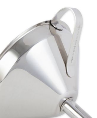 Endurance Stainless Steel 4" x 5" x 4.25" Deluxe Funnel with Removable Filter Set