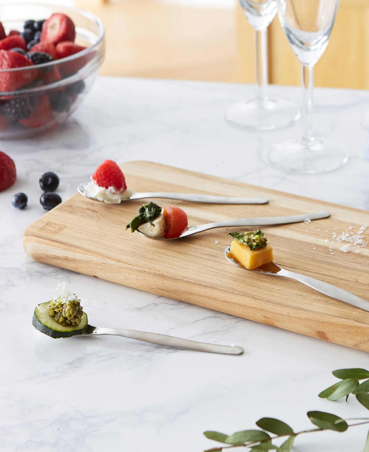 Rsvp International Endurance Stainless Steel 4 Piece 6" Egg Spoon Set In Silver