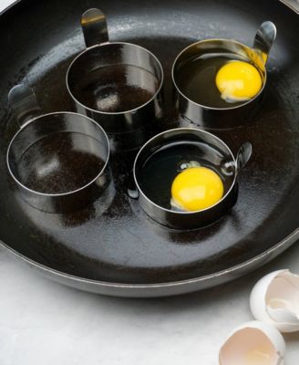 Endurance Stainless Steel 3x3x2" Egg Ring 4 Piece