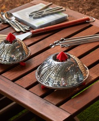 Endurance Stainless Steel Silicone 12" Umbrella Steam Basket