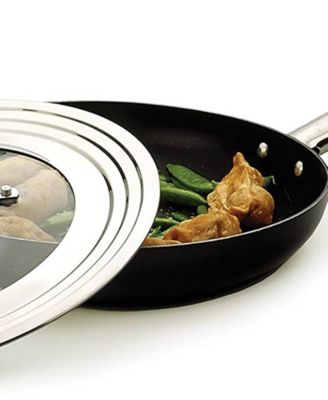 Endurance Stainless Steel Glass 12.5" Diameter Universal Lid