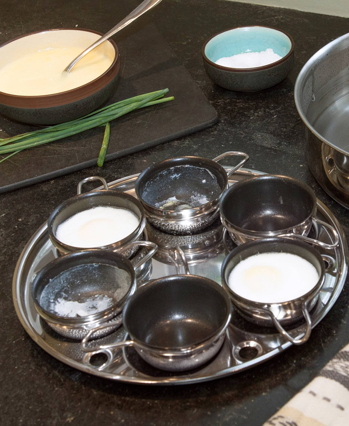 Rsvp International Rsvp Endurance Stainless Steel 6-egg Poacher Set In Gray