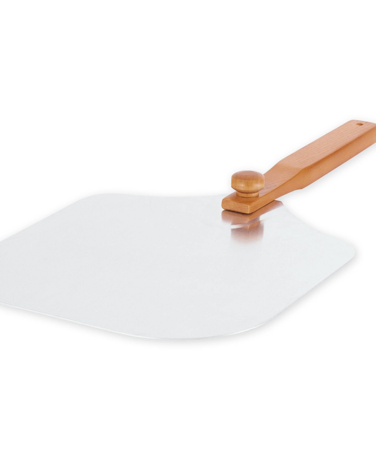 Rsvp International Aluminum Hardwood Folding Pizza Peel Spatula In Silver
