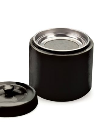 6 Cup Ceramic Black Grease Keeper