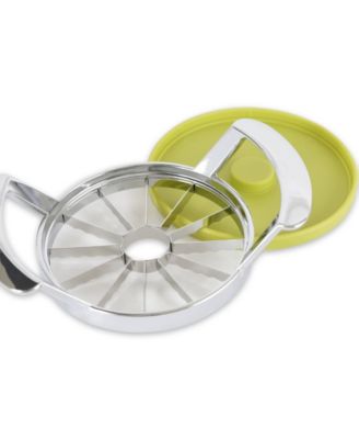 Stainless Steel 7x5" Jumbo Apple Slicer With Cover