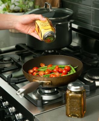 Retro Glass Amber 2 Piece 8 Ounce Retro Style Salt Pepper Set