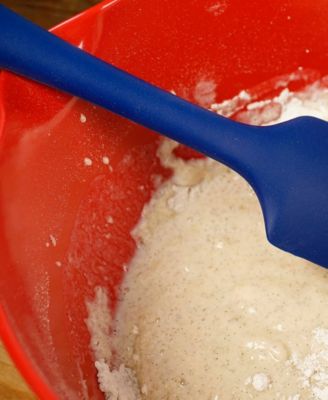 Silicone Coated Steel 11" Ela Series Blue Spatula