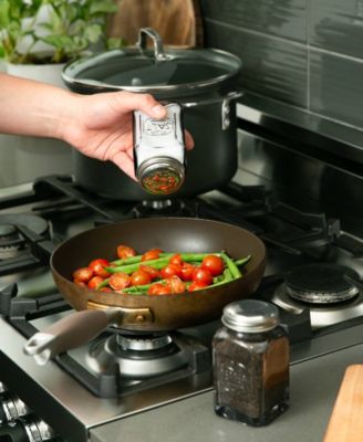 Retro Glass Gray 2 Piece 8 Ounce Retro Style Salt Pepper Set